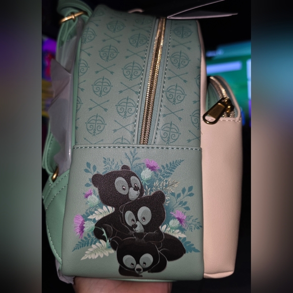 Brand New! Loungefly Disney Pixar Brave Merida & Cubs Mini Backpack - Picture 2 of 5